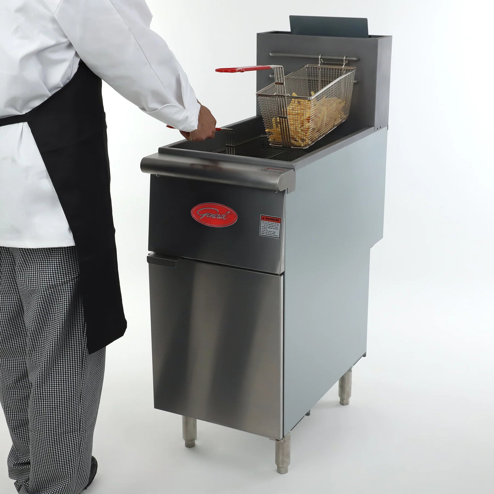 40lb Fryer, 3 tube, 90k BTU, LP Gas image 5