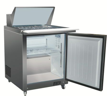 VALPRO 29″ MEGA-TOP SANDWICH / SALAD FOOD PREP TABLE REFRIGERATOR image 1