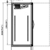 VALPRO TWO SWING FULL GLASS DOOR MERCHANDISER FREEZER – 48 CU. FT. image 2