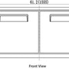 VALPRO 61″ UNDER COUNTER REFRIGERATOR 15.5 CU. FT. image 4
