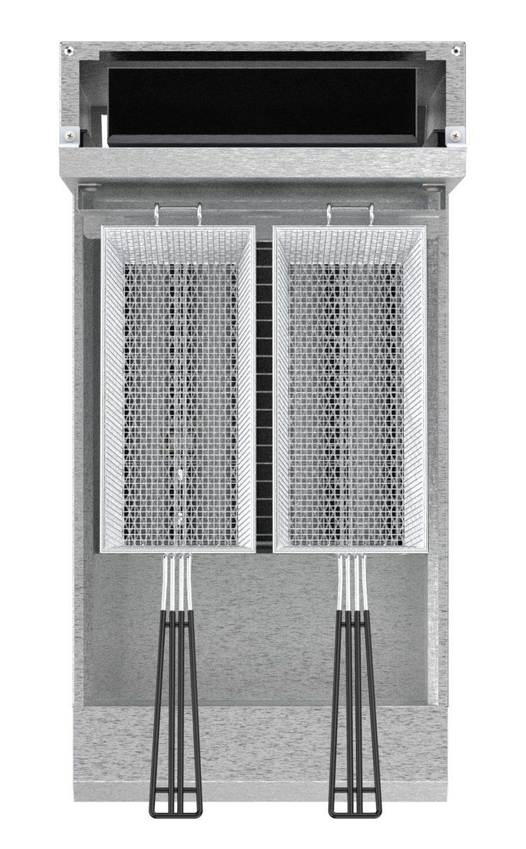 40 GAL. Gas Fryer | 3 Tube Natural or LP Gas image 2