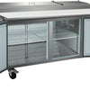 VALPRO 71″ TWO-DOOR PIZZA PREP TABLE REFRIGERATOR image 1