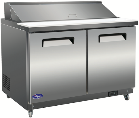 VALPRO 48″ SANDWICH / SALAD FOOD PREP TABLE REFRIGERATOR image 0