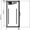 VALPRO SINGLE SWING FULL GLASS DOOR MERCHANDISER REFRIGERATOR – 23 CU. FT. image 1