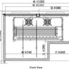 VALPRO 50″ HORIZONTAL BAR BOTTLE COOLER image 2