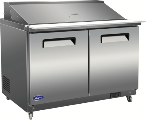 VALPRO 48″ MEGA-TOP SANDWICH / SALAD FOOD PREP TABLE REFRIGERATOR image 0