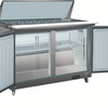 VALPRO 48″ MEGA-TOP SANDWICH / SALAD FOOD PREP TABLE REFRIGERATOR image 1