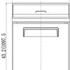 VALPRO 29″ SANDWICH / SALAD FOOD PREP TABLE REFRIGERATOR image 4