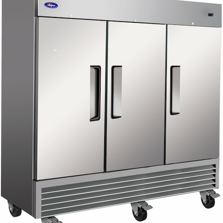 VALPRO THREE DOOR REACH-IN DOUBLE VOLT FREEZER 72 CU. FT. image 0