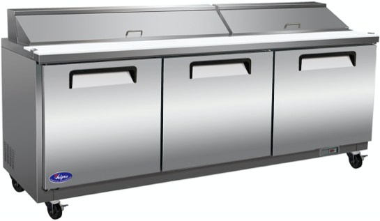 VALPRO 72″ SANDWICH / SALAD FOOD PREP TABLE REFRIGERATOR image 0