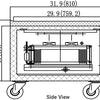 VALPRO 74″ REFRIGERATED CHEF BASE image 1