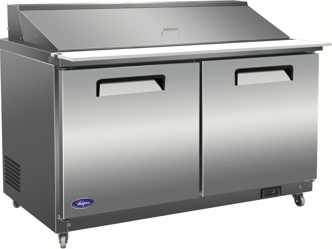 VALPRO 61″ MEGA-TOP SANDWICH / SALAD FOOD PREP TABLE REFRIGERATOR image 0