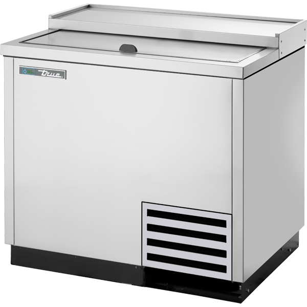 True Solid Slide Lid SS and Glass Plate Chiller/Froster with Hydrocarbon image 0