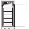 Glass Single Door Merchandiser Freezer | 23 cu. ft. image 1