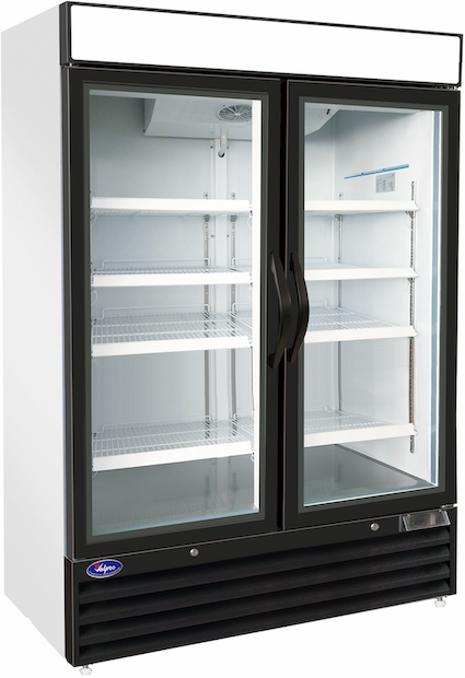 VALPRO TWO SWING GLASS DOOR MERCHANDISER FREEZER – 48 CU. FT. image 0