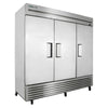 True T-72-HC 78 1/10" Three Section Reach In Refrigerator, (3) Left/Right Hinge image 1