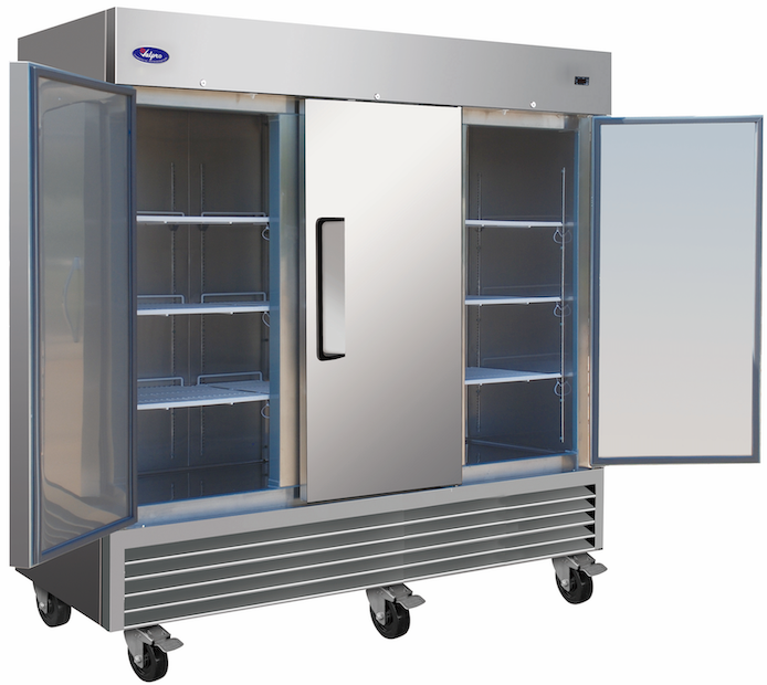 VALPRO THREE DOOR REACH-IN REFRIGERATOR 72 CU. FT. image 1