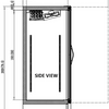 VALPRO THREE SWING FULL GLASS DOOR MERCHANDISER REFRIGERATOR – 72 CU. FT. image 2