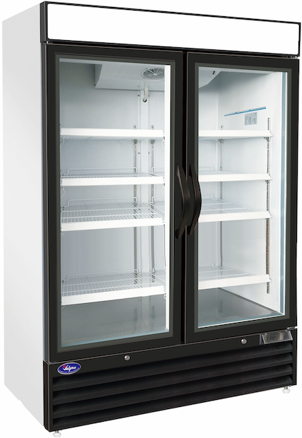 VALPRO TWO SWING GLASS DOOR MERCHANDISER REFRIGERATOR – 48 CU. FT. image 0