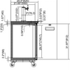 VALPRO DIRECT DRAW BEER DISPENSER 61″ – 1 TOWER – 2 TAPS image 2