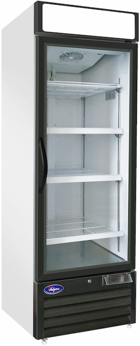 VALPRO SINGLE SWING GLASS DOOR MERCHANDISER REFRIGERATOR – 23 CU. FT. image 0