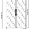 VALPRO TWO SWING FULL GLASS DOOR MERCHANDISER REFRIGERATOR – 48 CU. FT. image 1