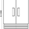 VALPRO TWO-DOOR REACH-IN REFRIGERATOR 49 CU. FT. image 3