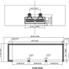 VPBD4-2 – VALPRO DIRECT DRAW BEER DISPENSER 73″ – 2 TOWERS – 4 TAPS image 3