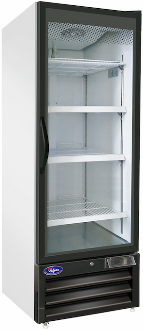 VALPRO SINGLE SWING FULL GLASS DOOR MERCHANDISER REFRIGERATOR – 23 CU. FT. image 0