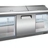 VALPRO 72″ SANDWICH / SALAD FOOD PREP TABLE REFRIGERATOR image 2