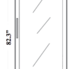 Single Glass Door Reach-In Refrigerator image 2