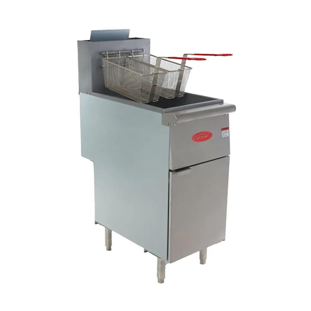 50lb Fryer, 4 tube, 120k BTU,  LP Gas image 13