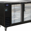 VALPRO 61″ TWO GLASS SWING DOOR BAR BACK COOLER image 0
