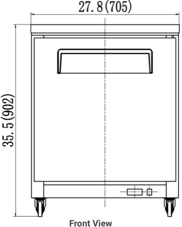 VALPRO 27″ UNDER COUNTER REFRIGERATOR 6.5 CU. FT. image 4