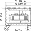 VALPRO 62″ REFRIGERATED CHEF BASE image 2