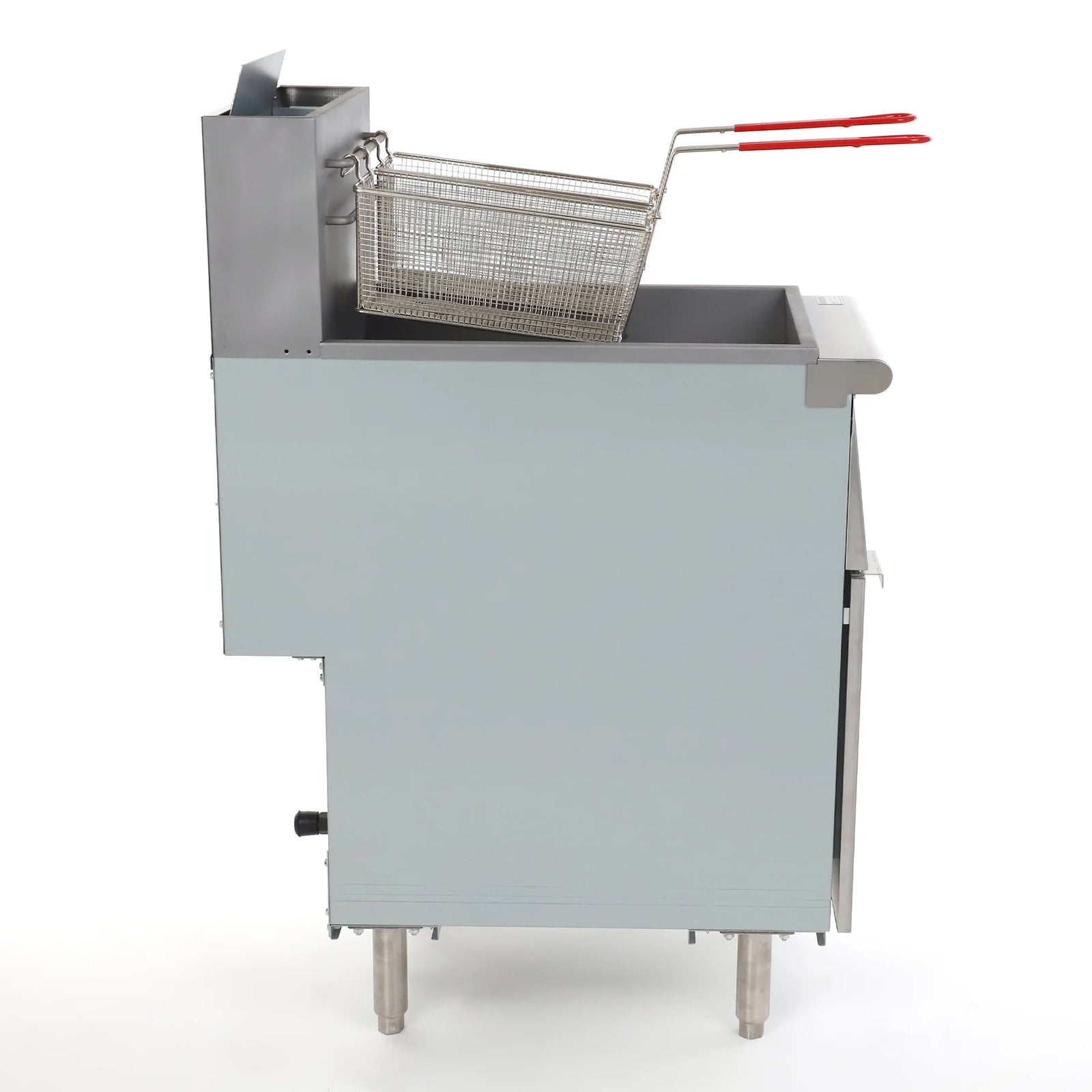 40lb Fryer, 3 tube, 90k BTU, Natural Gas image 2