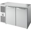 True TBR52-RISZ1-L-S-SS-1 52" Bar Refrigerator - Swinging Solid Doors, Stainless image 0