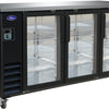 VALPRO 73″ THREE GLASS SWING DOOR BACK BAR COOLER image 0