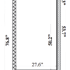 Single Glass Door Reach-In Refrigerator image 1